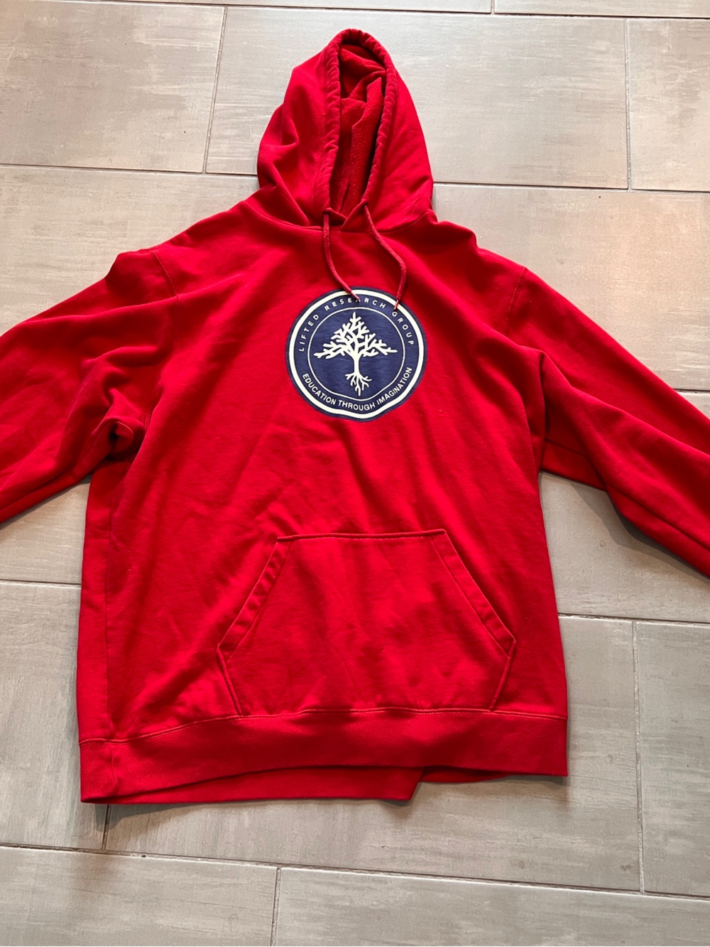Learning Research Group (LRG) Red Pullover Hoodie